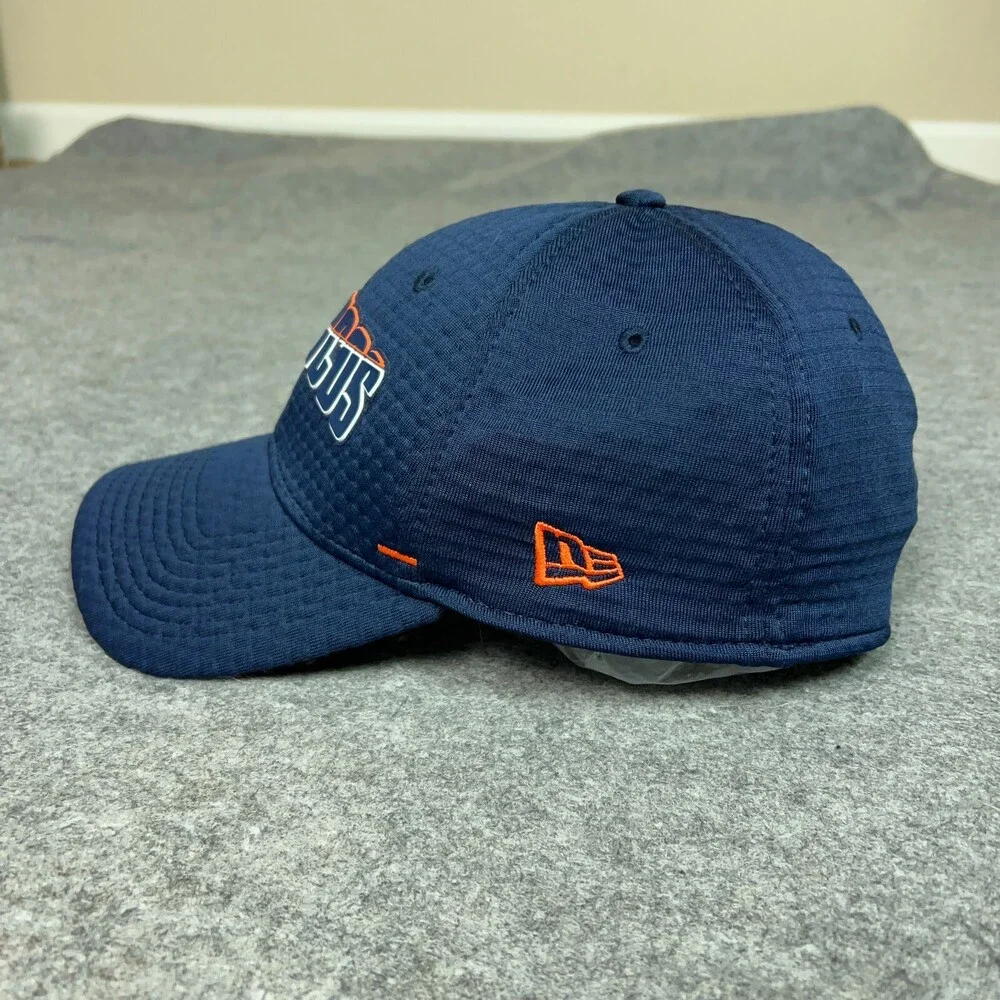 Denver Broncos Mens Hat Cap Medium Flex Navy Orange New Era Football NFL Cap‎